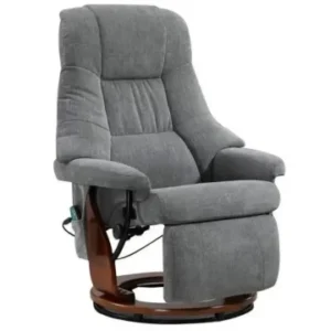Крісло для відпочинку Avko Style ARMH 004 Grey з масажем, підігрівом і вбудованою підставкою для ніг