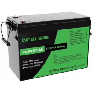 LiFePO4 24V 100Ah Акумулятор Datouboss, 120A, BMS, 2560Wh