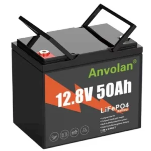 LiFePO4 12V/50Ah Акумулятор Anvolan, BMS для ДБЖ з складними ручками