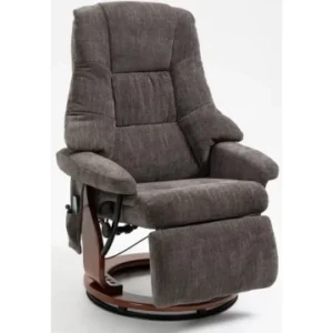 Крісло для відпочинку Avko Style ARMH 003 Dark Grey з масажем, підігрівом і вбудованою підставкою для ніг